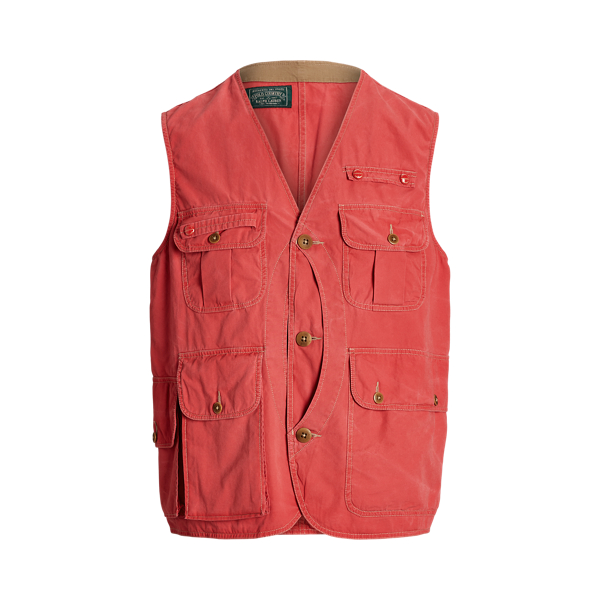 Gilet de p&ecirc;che en toile Polo Ralph Lauren en 1