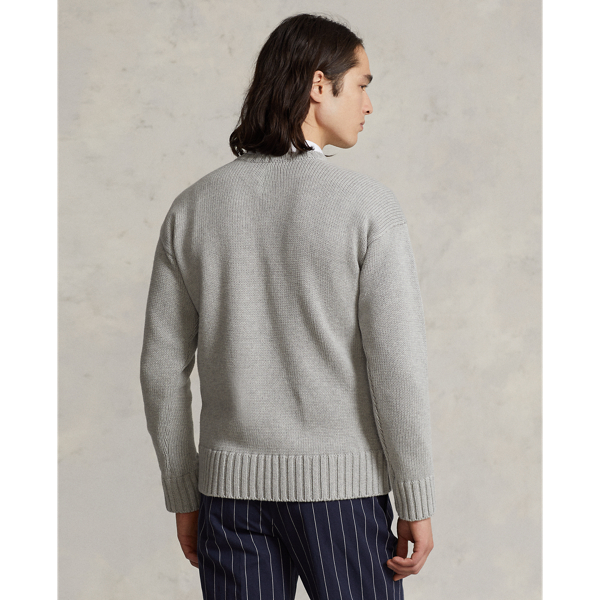Polo Ralph Lauren 코튼 크루넥 스웨터 앤도버 헤더 5
