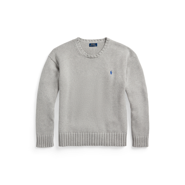 Polo Ralph Lauren 코튼 크루넥 스웨터 앤도버 헤더 2