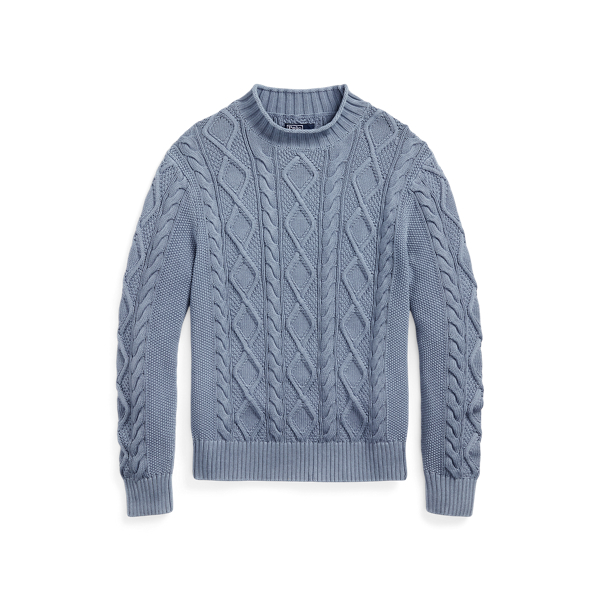 Pull en tricot d'Aran de coton