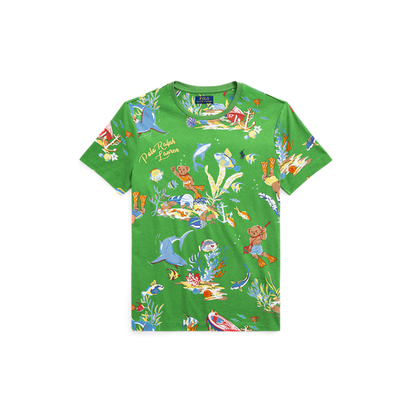 T-shirt ajust&eacute; Polo Bear en jersey