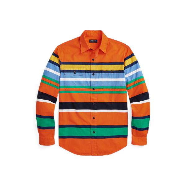 Classic Fit Striped Oxford Workshirt Polo Ralph Lauren 1