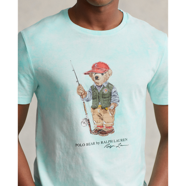 【POLO RALPH LAUREN】CUSTOM SLIM POLO BEAR TIE-DYE T-SHIRT Custom Slim Polo Bear Tie-Dye T-Shirt for Men | Ralph Lauren® OM
