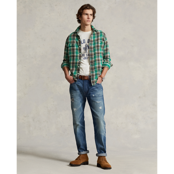 Custom-Slim-Fit T-Shirt mit Polo Bear Polo Ralph Lauren in Nevis 4