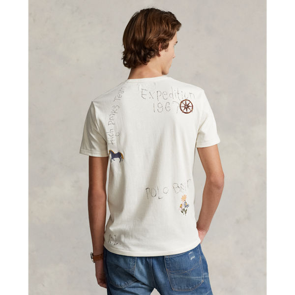 Custom-Slim-Fit T-Shirt mit Polo Bear Polo Ralph Lauren in Nevis 5