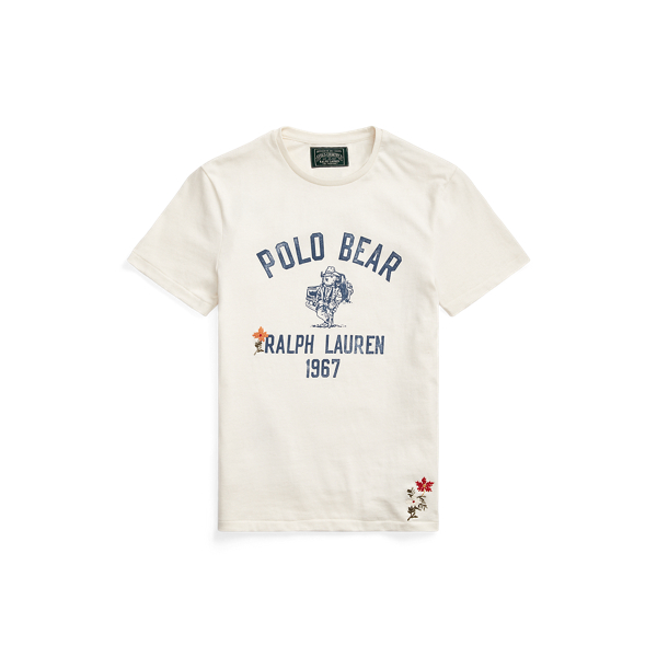Custom-Slim-Fit T-Shirt mit Polo Bear Polo Ralph Lauren in Nevis 2