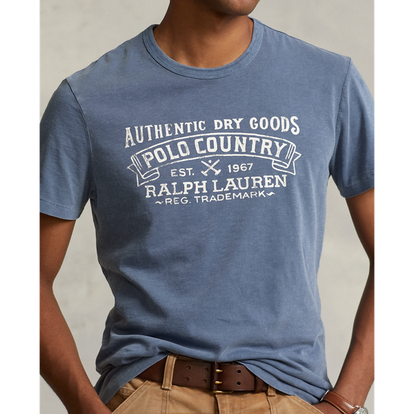 【POLO RALPH LAUREN】CUSTOM SLIM FIT POLO COUNTRY T-SHIRT Custom Slim Fit Polo Country T-Shirt for Men | Ralph Lauren® OM