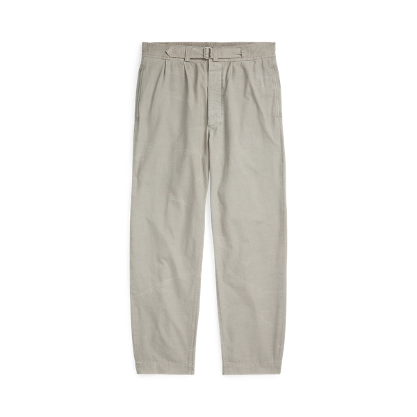 Pleated Baggy Fit Canvas Trouser Polo Ralph Lauren 1