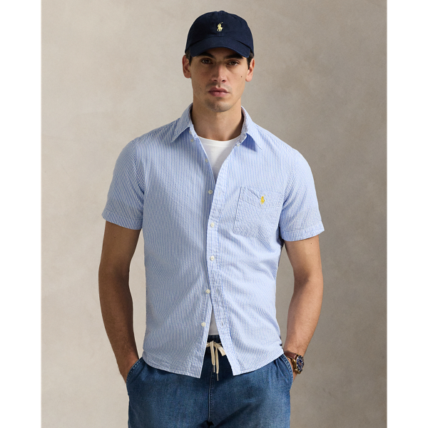 Custom Fit Seersucker Shirt