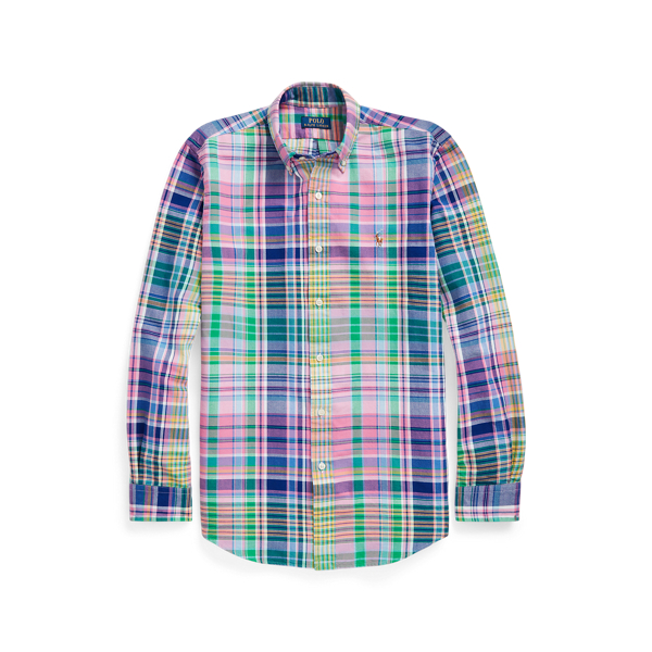 Kariertes Custom-Fit Oxfordhemd Polo Ralph Lauren in 1