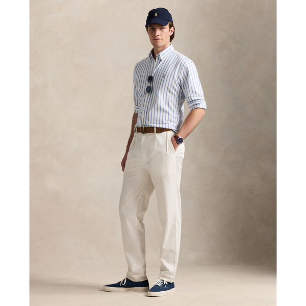 Custom Fit Striped Oxford Shirt