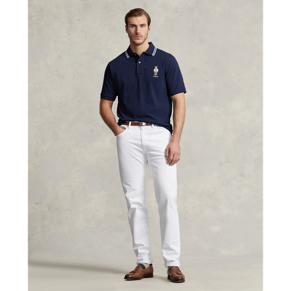 Piqu&eacute;-Poloshirt mit Polo Bear Big & Tall in Kreuzfahrt-Navy/Lila 4