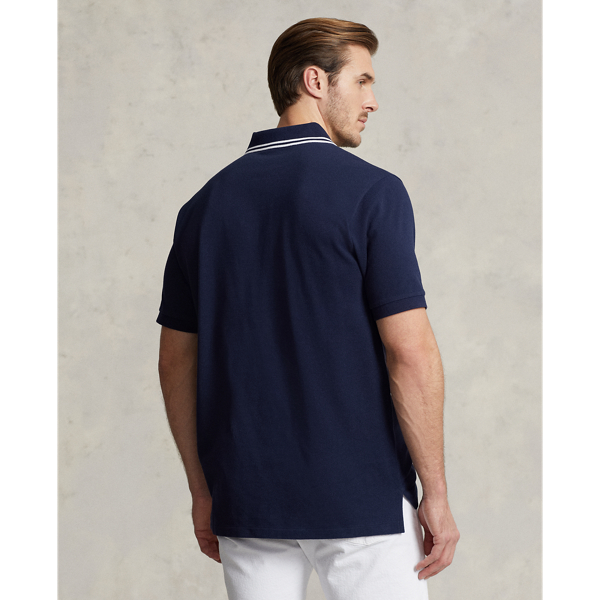 Piqu&eacute;-Poloshirt mit Polo Bear Big & Tall in Kreuzfahrt-Navy/Lila 5