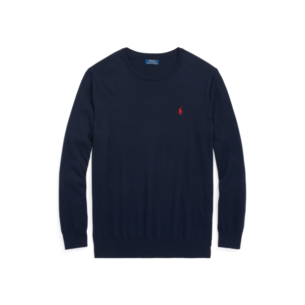 Cotton Crewneck Jumper for Men Ralph Lauren UK