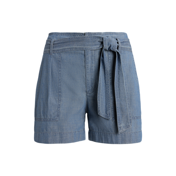 Belted Chambray Short Lauren 1