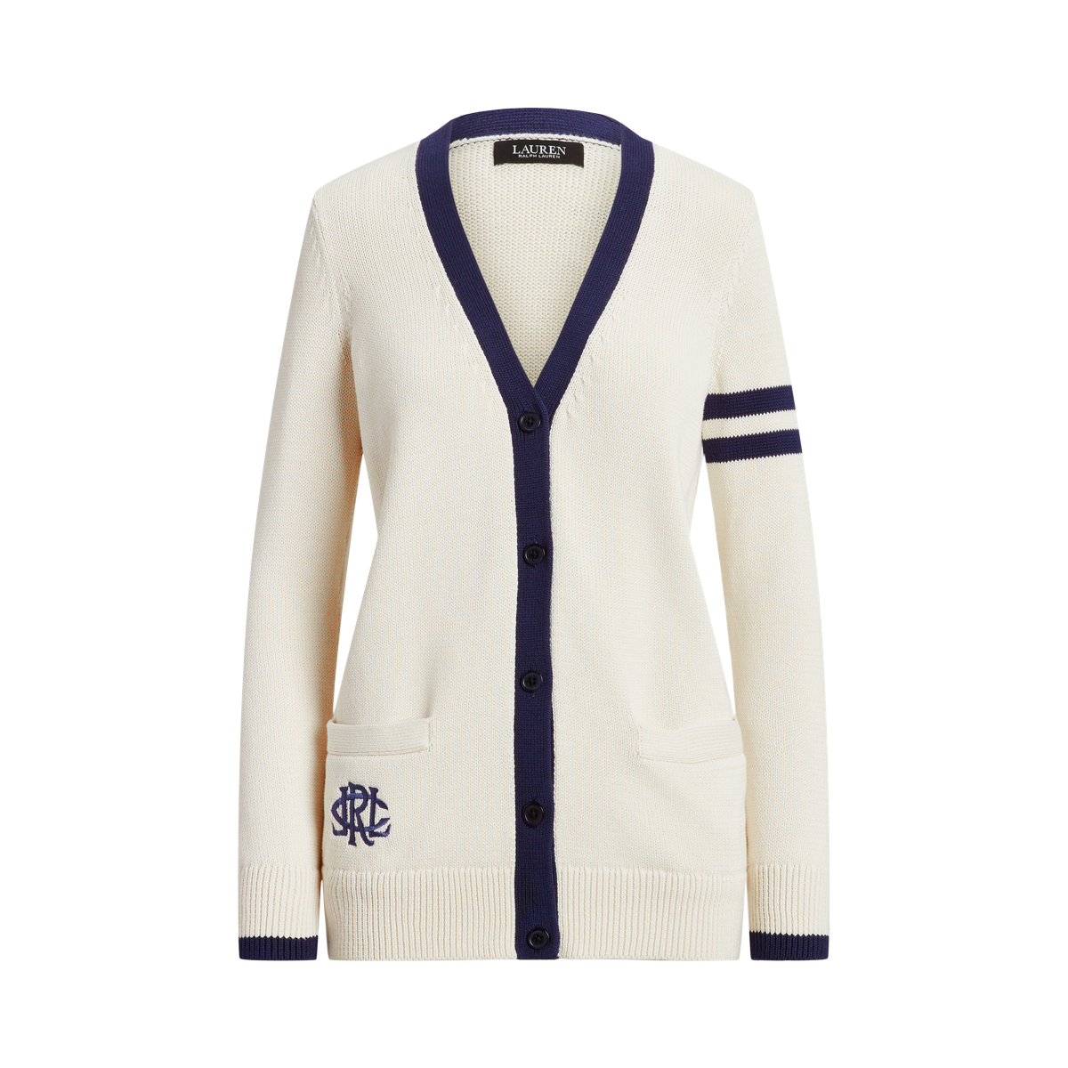 Two-Tone Cotton Cardigan | Ralph Lauren