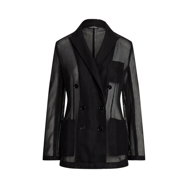 Double-breasted mesh blazer Lauren in 1
