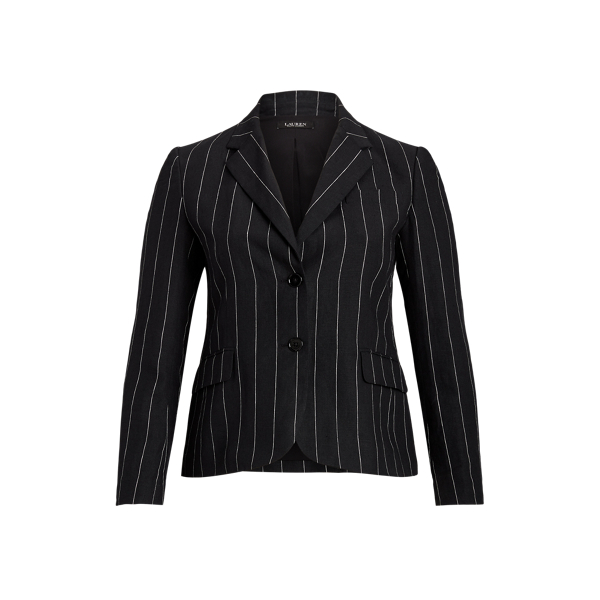 Blazer de linho às riscas Lauren Woman em 1