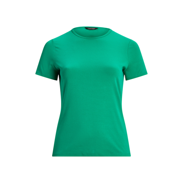 Stretch Cotton Tee Lauren Woman 1