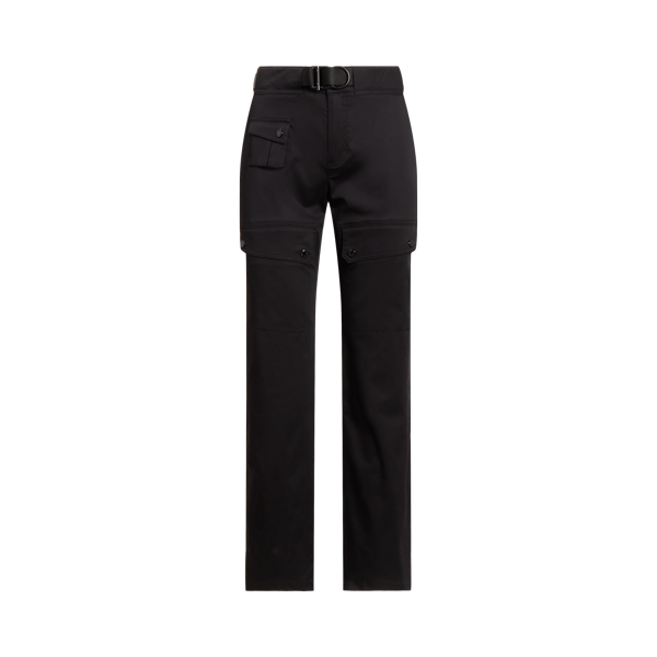 Belted Sateen Cargo Trouser Lauren 1