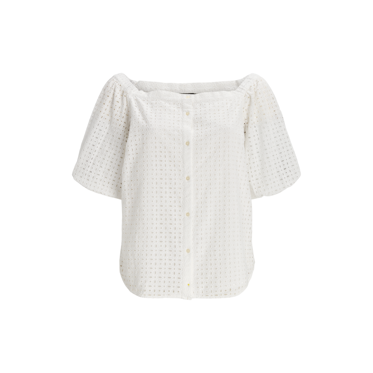売れ筋商品|||ラルフローレン カットソー トップス レディース Women's Eyelet Cotton Off-the-Shoulder Blouse White Eyelet Cotton Off-the-Shoulder Blouse