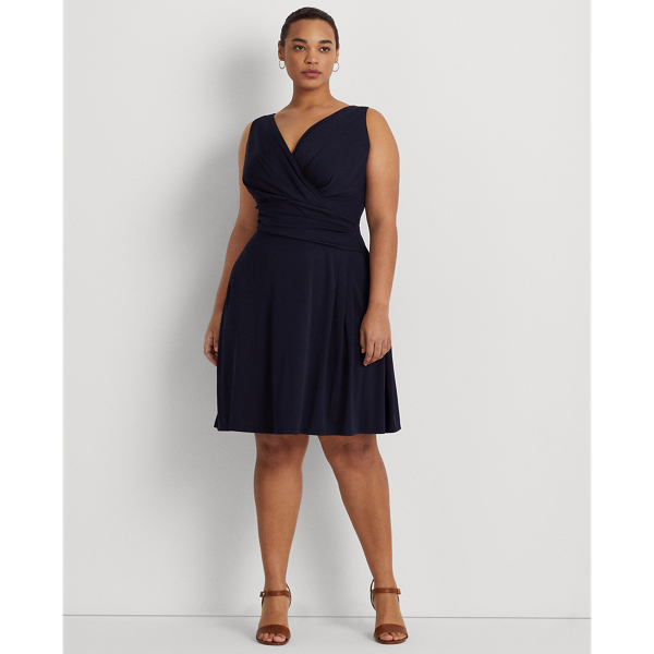 Vestido cruzado de punto sin mangas para mujer Ralph Lauren® ES