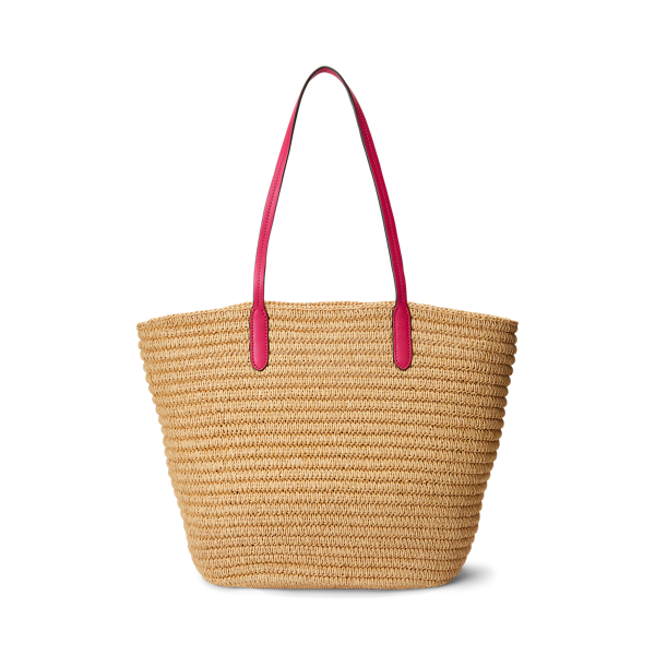 【Lauren Ralph Lauren】★トートバッグ★ Brie Large Tote Bag Lauren Ralph Lauren Brie Large Straw Tote Bag | Dillard's