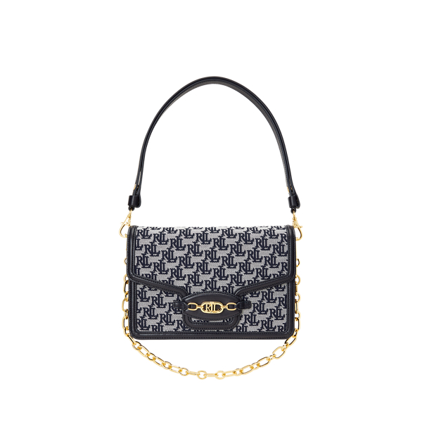 Monogram Jacquard Medium Sydnee Bag for Women | Ralph Lauren® QA