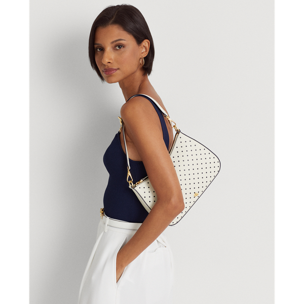 Polka-Dot Leather Medium Danni Bag for Women | Ralph Lauren® QA