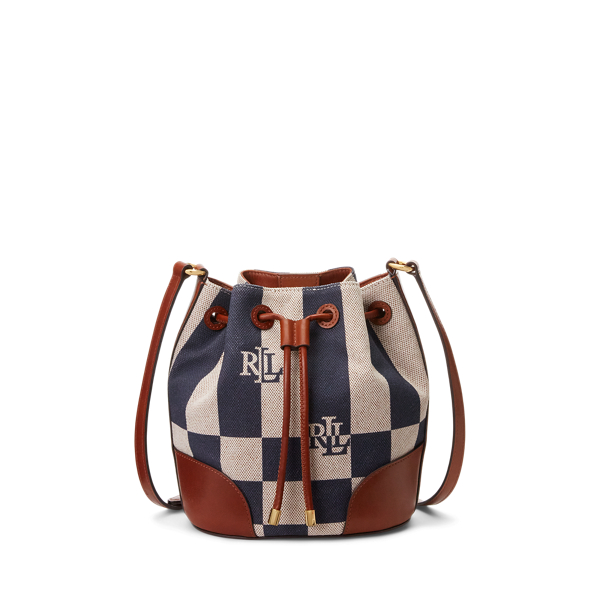 Sac seau moyen Andie logo en toile