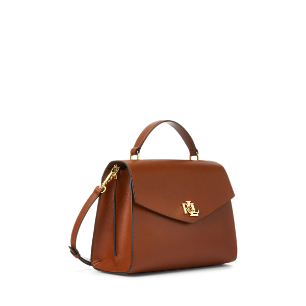 Leather Medium Farrah Satchel | Ralph Lauren