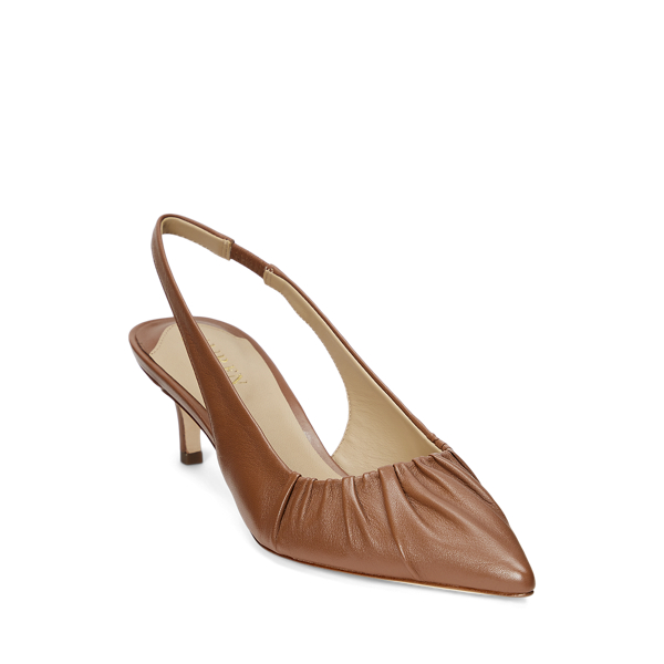 Ralph lauren tan heels online