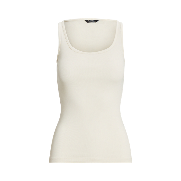 Stretch Cotton Tank Top