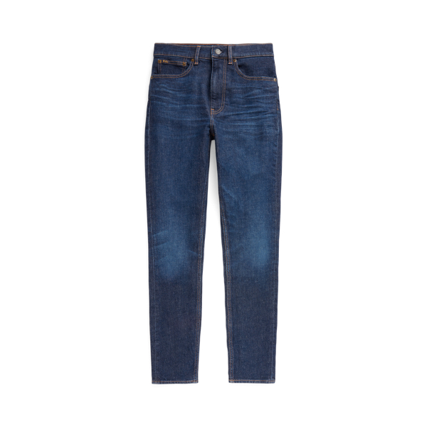 Jeans de cintura subida Super Slim Polo Ralph Lauren em Lavagem Celebes 2