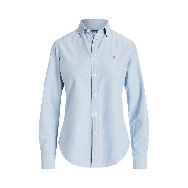 Slim Fit Oxford Shirt for Women Ralph Lauren UK