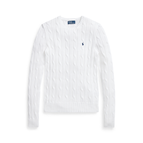 Cable Knit Cotton Sweater Ralph Lauren