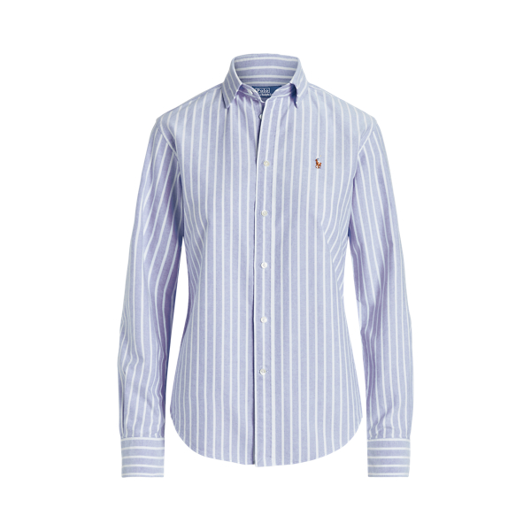 Slim Fit Striped Oxford Shirt