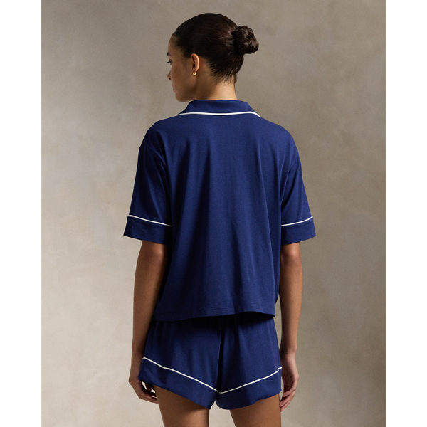 Jersey-Pyjama mit kurzen &Auml;rmeln Polo Ralph Lauren in Navy 4