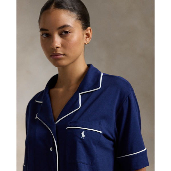 Jersey-Pyjama mit kurzen &Auml;rmeln Polo Ralph Lauren in Navy 5