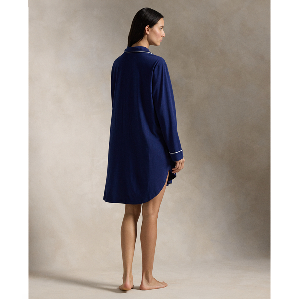 Nachthemd aus Jersey Polo Ralph Lauren in Navy 3