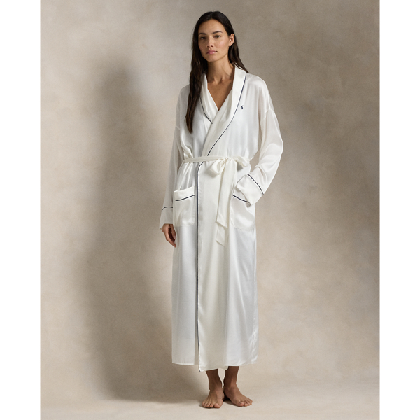 Stretch Silk Bath Robe for Women Ralph Lauren BR