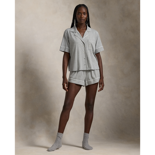 Short-Sleeve Jersey Pyjama Set