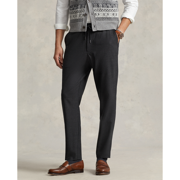 Klassieke tapse Neale Prepster broek Polo Ralph Lauren in Charcoal Pindot 4