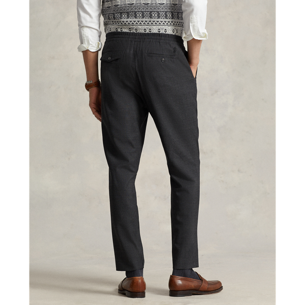Klassieke tapse Neale Prepster broek Polo Ralph Lauren in Charcoal Pindot 5