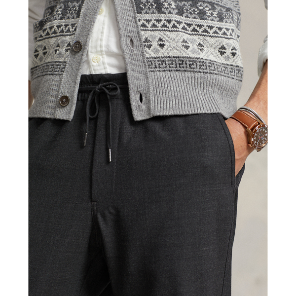 Klassieke tapse Neale Prepster broek Polo Ralph Lauren in Charcoal Pindot 6