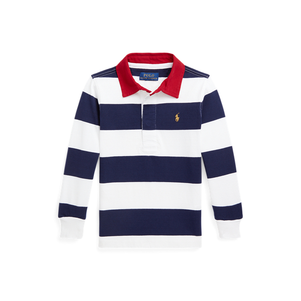 Gestreiftes Rugbyhemd aus Jersey Boys 1.5-6 Years in 1