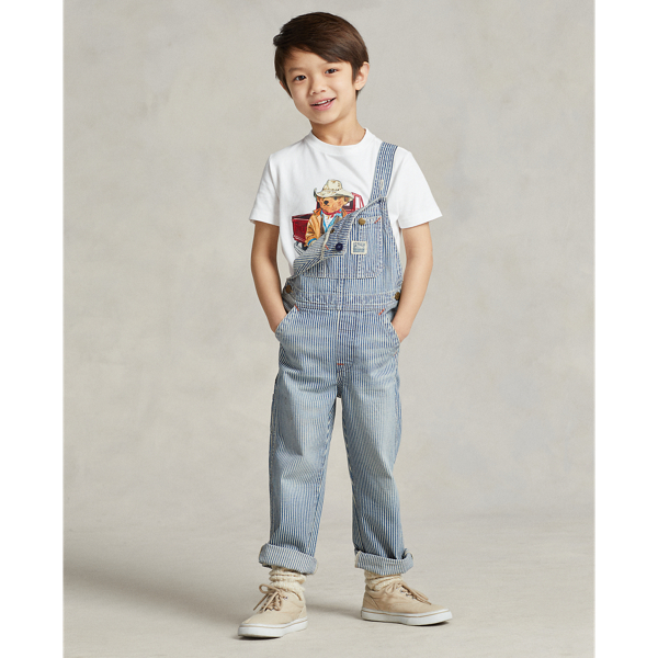 Baumwoll-T-Shirt mit Polo Bear Boys 1.5-6 Years in Klassisches Oxfordhemd 4