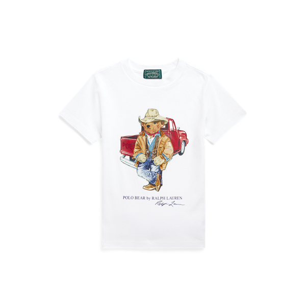 Baumwoll-T-Shirt mit Polo Bear Boys 1.5-6 Years in Klassisches Oxfordhemd 2