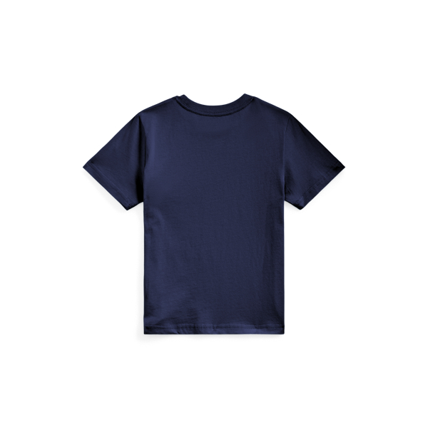 Newport Navy Logo Cotton Jersey Tee Boys 2-7 2