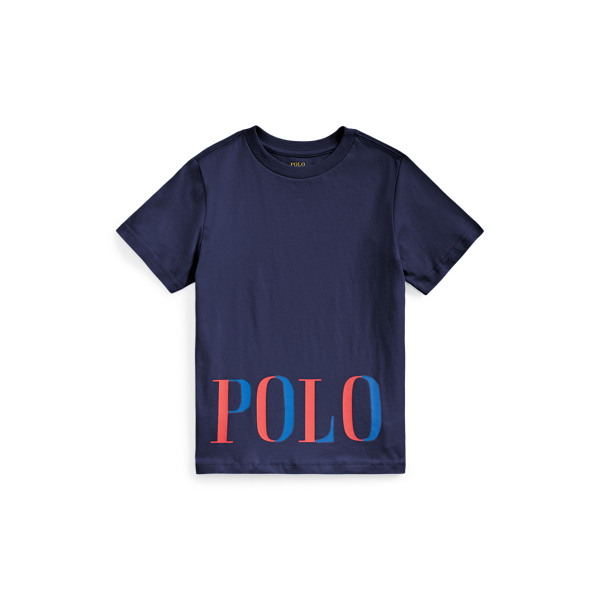 Newport Navy Logo Cotton Jersey Tee Boys 2-7 1